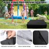 Lyreh Tier Water Table Toys Cover, Waterways Playset Cover Outdoor Activity Table Protection Accessories fit for 2-Layer Kids 48.82x34.65 Inch (Black) view 4