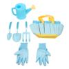 Hemoton Boys and Girls Gardening Tools Set Hand Planting Rake Shovel Watering Can Storage Bag Safe Fun for Boys and Girls view 1
