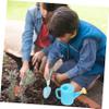 Hemoton Boys and Girls Gardening Tools Set Hand Planting Rake Shovel Watering Can Storage Bag Safe Fun for Boys and Girls view 3