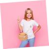 MAGICLULU Kids Rattan Crossbody Bag Mini Woven Storage Basket Handmade Rattan Bag for Children Lightweight and Functional Toy Basket for Biking view 4