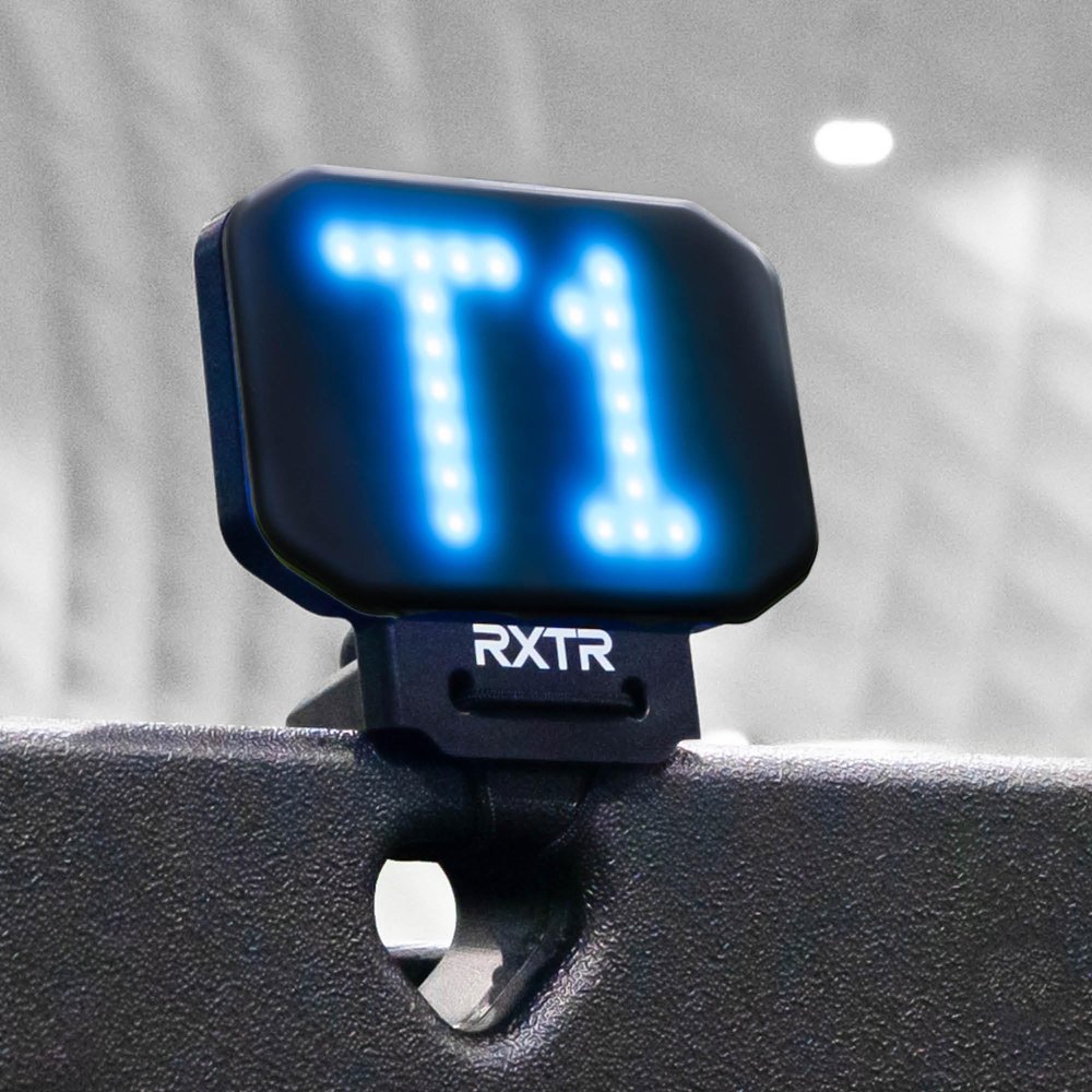 RXTR Reaction Training Light - Smart Soccer Training Device with Real-Time Scoring, Built-in Drills, Compatible with QUICKPLAY Rebounder Boards, No App Required