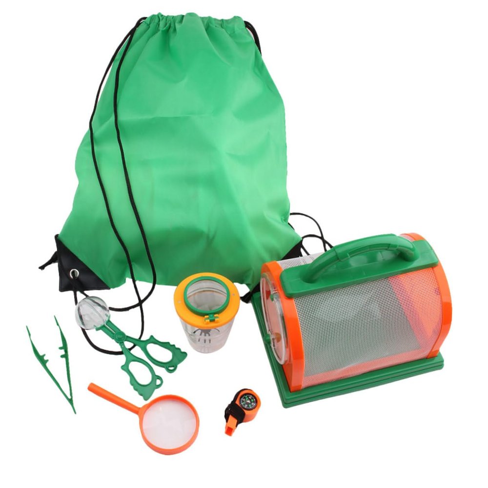 GALPADA 7pcs Insect Observation Kit for Boy Girl Outdoor Hiking Practical Magnifying Lens Educational Wildlife Tools Set for Wilderness Exploring