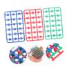 Vaguelly Multi-Color Bingo Balls for Lottery Games 49pcs Small Raffle Game Balls for Parties Manual Drawing and Fun Activities view 2