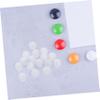 Yardwe 30pcs Transparent Glass Marbles Decorative Round Beads for Home Decor and Crafts Smooth Finish view 4