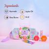 5-Piece Organic Makeup Kit for Girls, Preteens & Teens | Safe & Skin-Friendly Beauty Set | Non-Toxic Real Toy Makeup | Eye Glitter, Lip Cheek Tint, Kids Lip Gloss & Mermaid Brushes view 2