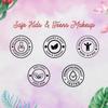 5-Piece Organic Makeup Kit for Girls, Preteens & Teens | Safe & Skin-Friendly Beauty Set | Non-Toxic Real Toy Makeup | Eye Glitter, Lip Cheek Tint, Kids Lip Gloss & Mermaid Brushes view 3