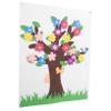 LRXIYODE Felt Story Board Kit for Kids Flower and Butterfly Decor Preschool Wall Tree Decor Interactive Felt Activities for Classroom and Home view 1