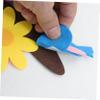 LRXIYODE Felt Story Board Kit for Kids Flower and Butterfly Decor Preschool Wall Tree Decor Interactive Felt Activities for Classroom and Home view 4