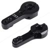 Beufee 2PCS 25T Servo Horn, Servo Horns Metal Steering Arm 25T Teeth Servo Horn RC Clamping Arm RC Accessory view 3