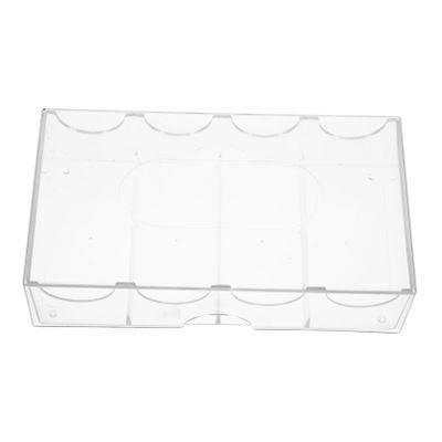 UPKOCH Professional Poker Chip Case Storage Box Portable Chip Holder Tray Accessory