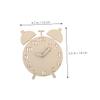 TEHAUX 2sets DIY Wooden Clock Educational Toys for Boys and Girls Math Learning Classroom Supplies Homeschooling Boy Girl Math Manipulatives view 2