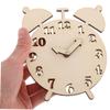 TEHAUX 2sets DIY Wooden Clock Educational Toys for Boys and Girls Math Learning Classroom Supplies Homeschooling Boy Girl Math Manipulatives view 4