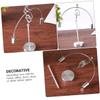 BESPORTBLE Creative Unicycle Balance Toy Iron Weightlifting Man Desktop Ornament Tumbler Decor for Office and Home Physics Science Stress Relief view 3