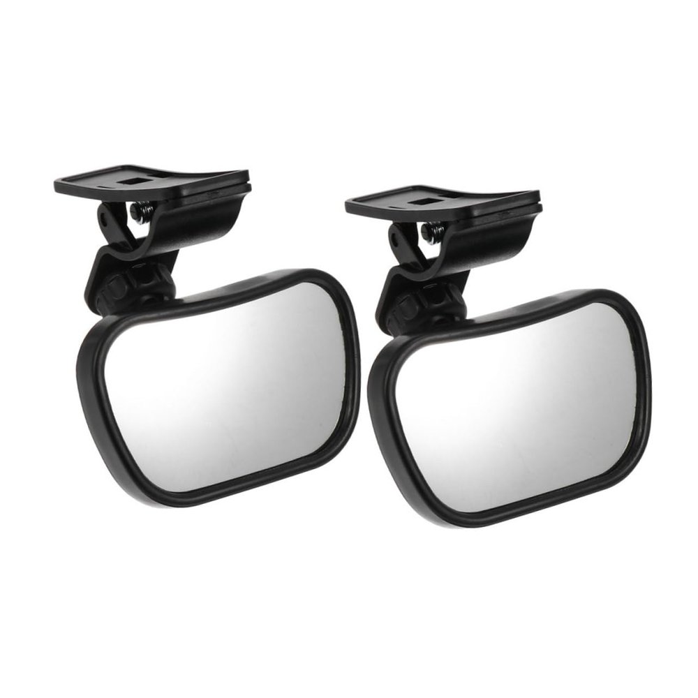 Abaodam 2pcs Car Mirror Wide Angle Rearview for Boy Girl Safety Monitoring Adjustable Rotation Easy Installation Shockproof Design for Rear-facing Observation