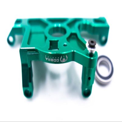 Cobra Racing CR Aluminum Green Motor Mount for 4x4 LCG Slash Rustler Stampede Hoss