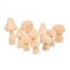 Angoily 10Pcs Unfinished Wooden Mushroom Models for Boys and Girls Painting DIY Craft Decor for Home and Garden for Preschool Learning and Miniature Scenes view 1