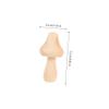 Angoily 10Pcs Unfinished Wooden Mushroom Models for Boys and Girls Painting DIY Craft Decor for Home and Garden for Preschool Learning and Miniature Scenes view 2
