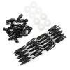 jnxwenu Aluminum Big BORE GO 55MM Damper Set 4PCS for 1/10 RC Touring CAR #for BBG-0055(Blue) view 4
