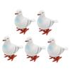 LRXIYODE 5pcs Wind-up Pigeon Toys Clockwork Bird Playthings Simulation Toys for Boys and Girls view 1