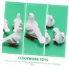 LRXIYODE 5pcs Wind-up Pigeon Toys Clockwork Bird Playthings Simulation Toys for Boys and Girls view 2