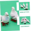LRXIYODE 5pcs Wind-up Pigeon Toys Clockwork Bird Playthings Simulation Toys for Boys and Girls view 4