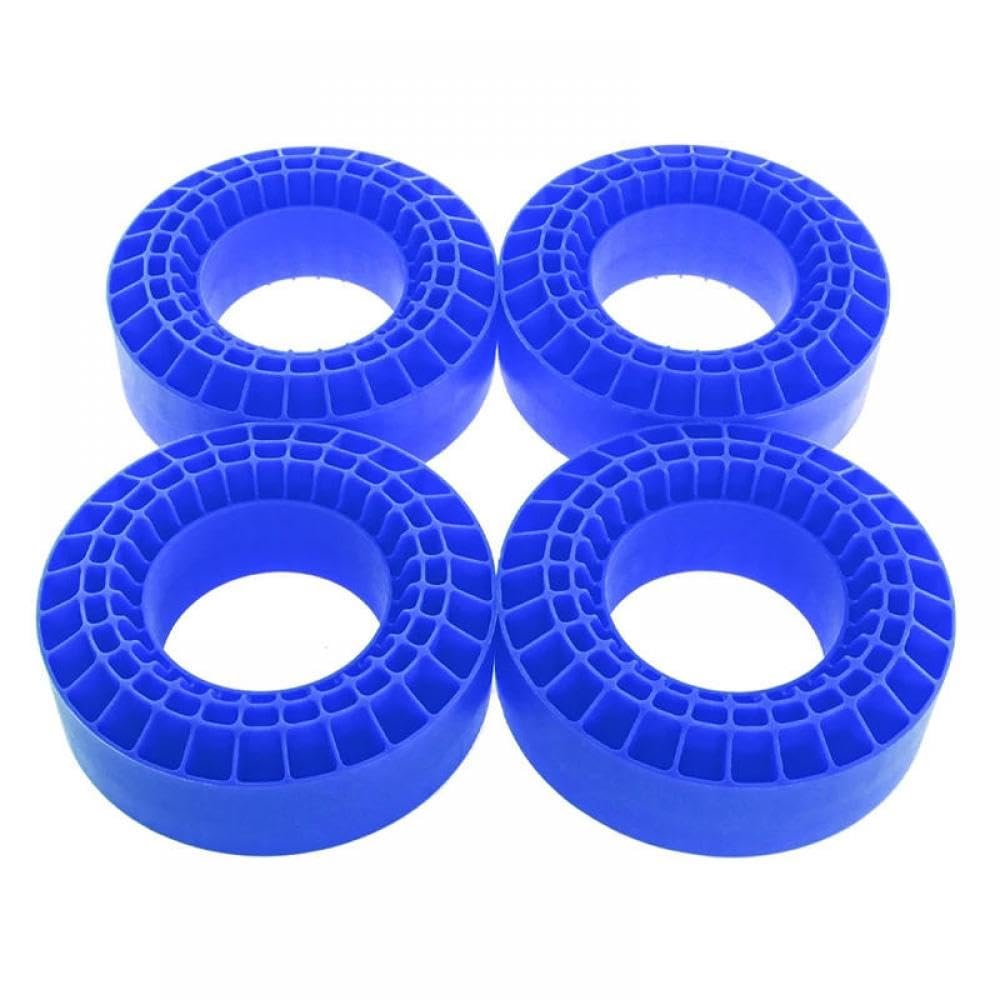4 Pieces Rubber Foam Insert Compatible with 1.9 Inch 2.2 Inch Wheel Tires Compatible with 1/10 RC Crawler Blue Color