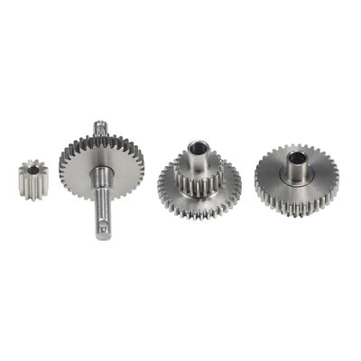 15g Stainless Steel Transmission Gear Pinion Set for TRX4M Upgrade 1/18 RC Crawler Car (9.7:1)