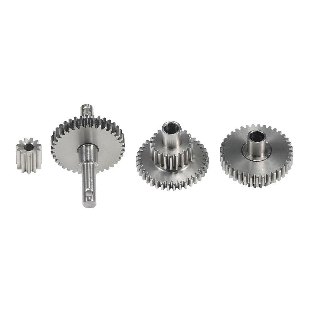 15g Stainless Steel Transmission Gear Pinion Set for TRX4M Upgrade 1/18 RC Crawler Car (9.7:1)