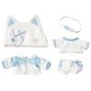 niannyyhouse 10cm 15cm 20cm Plush Doll Clothes Cat Ears Hat Coat T-Shirt Pants Backpack 8in Stuffed Doll Dressup (15cm) view 1