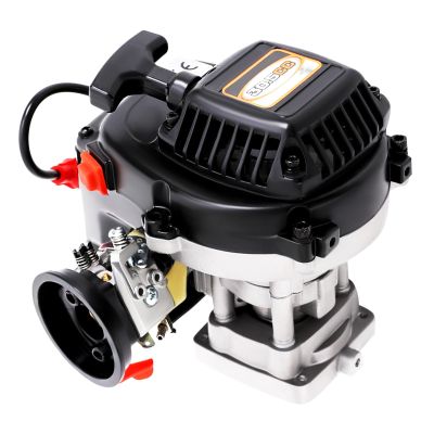 HZOPUTLH 30.5CC 2-Stroke Gasoline Engine, R305 4-Point Fixed Petrol Engine Kit, Recoil Hand Pull Air-Cooled Engine, RC Cars Motor Gasoline Engine Motor for Baja Off-Road Racing Bikes