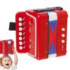 Accordion Instrument - Toddler Button Accordion, Beginner Toy | Portable 7 Keys Button Small for Beginners, Boys And Girls Age 3+, Birthday Gift view 1