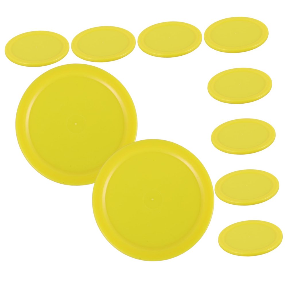 Abaodam 1set Table Hockey Durable Plastic Replacement for Ice Hockey Games Versatile for All Skill Levels for Game Rooms Parties 10pcs