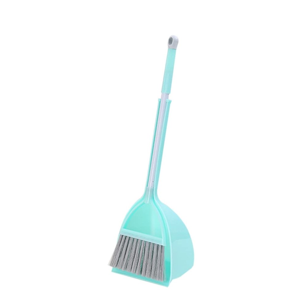 HAKIDZEL Mini Broom and Dustpan Set Cleaning for Indoor Outdoor Role Play Housekeeping Tool for Boys Age