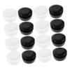 CIYODO 4 Pairs Portable Go Chess Pieces Storage Boxes: Black White Chess Organizer - Board Game Supplies Plastic Case for Easy Carrying view 1
