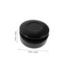 CIYODO 4 Pairs Portable Go Chess Pieces Storage Boxes: Black White Chess Organizer - Board Game Supplies Plastic Case for Easy Carrying view 2