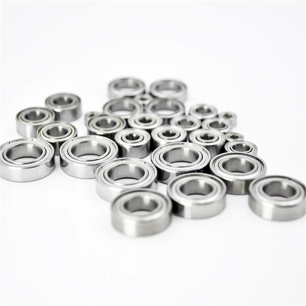 4pcs Miniature Ball Bearings 3x6x2.5 4x7x2.5 4x8x3 5x8x2.5 5x10x4 5x11x4 6x12x4 8x12x3.5 10x15x4 12x18x4mm RC Car Bearing Set(6x17x6mm)
