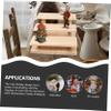 MAGICLULU Elegant Doll Toy Display Rack Portable Makeup Holder for Kitchen Decor view 2