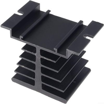 Effective Aluminum Heat Sink Designed for Use with For SSR Solid State Relays in For Single Phase Applications