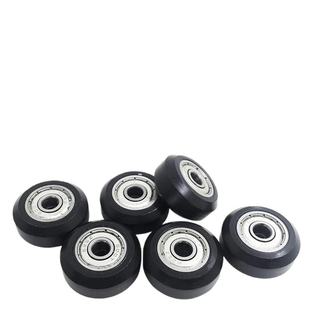 12 Pcs 625Zz Plastic Pulley Wheels with Bearings Gear