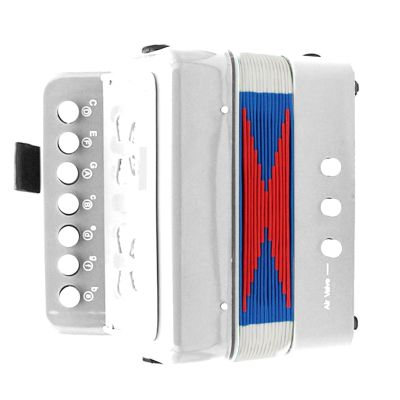  Children Mini Accordion - Toddler Button Accordion, Beginner Toy | Portable 7 Keys Button Small for Beginners, Boys And Girls Age 3+, Birthday Gift