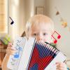  Children Mini Accordion - Toddler Button Accordion, Beginner Toy | Portable 7 Keys Button Small for Beginners, Boys And Girls Age 3+, Birthday Gift view 3
