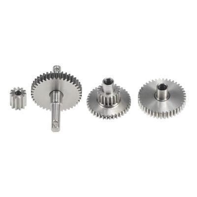 15g Stainless Steel Transmission Gear Pinion Set for TRX4M Upgrade 1/18 RC Crawler Car (16.6:1)