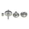 15g Stainless Steel Transmission Gear Pinion Set for TRX4M Upgrade 1/18 RC Crawler Car (16.6:1) view 1