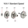 15g Stainless Steel Transmission Gear Pinion Set for TRX4M Upgrade 1/18 RC Crawler Car (16.6:1) view 3