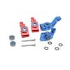 jnxwenu Alloy Rear Hub Carrier (L/R) for 1/10 for Tra-xxas for SLA-sh 2WD RC Car Upgrade Accessories(Blue with Bearing) view 2