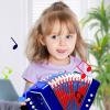Accordion Instrument - Toddler Button Accordion, Beginner Toy | Portable 7 Keys Button Small for Beginners, Boys And Girls Age 3+, Birthday Gift view 2