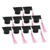 ORFOFE Graduation Party Cake Decoration Mini Doctoral Cap Cupcake Toppers Stylish Cap Cake Ornaments for Festive Celebrations Easy to Store and Use view 1