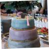 ORFOFE Graduation Party Cake Decoration Mini Doctoral Cap Cupcake Toppers Stylish Cap Cake Ornaments for Festive Celebrations Easy to Store and Use view 4