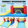 Bounce House,with Blower & Net,Bounce House for Kids 3-6 and Big Kids 8-12.Outdoor & Indoor Game with Climbing,Bouncing,Sliding,Drilling,Jumping view 2