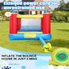 Bounce House,with Blower & Net,Bounce House for Kids 3-6 and Big Kids 8-12.Outdoor & Indoor Game with Climbing,Bouncing,Sliding,Drilling,Jumping view 4